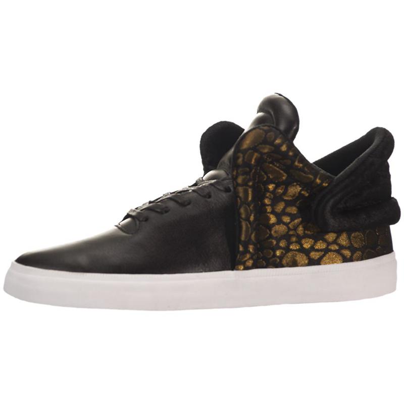 Zapatillas Supra Argentina Hombre - FALCON Negras Doradas (GIQMS-0617)